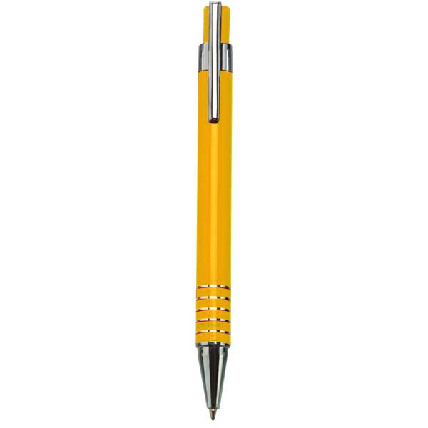 עט מתכת כדורי צבעוני