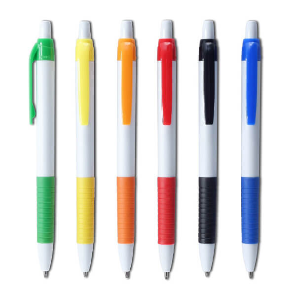 עט פלסטיק צבעוני