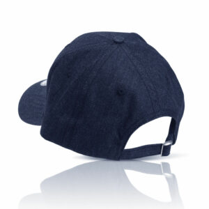 כובע מצחיה ג'ינס עם מיתוג לוגו